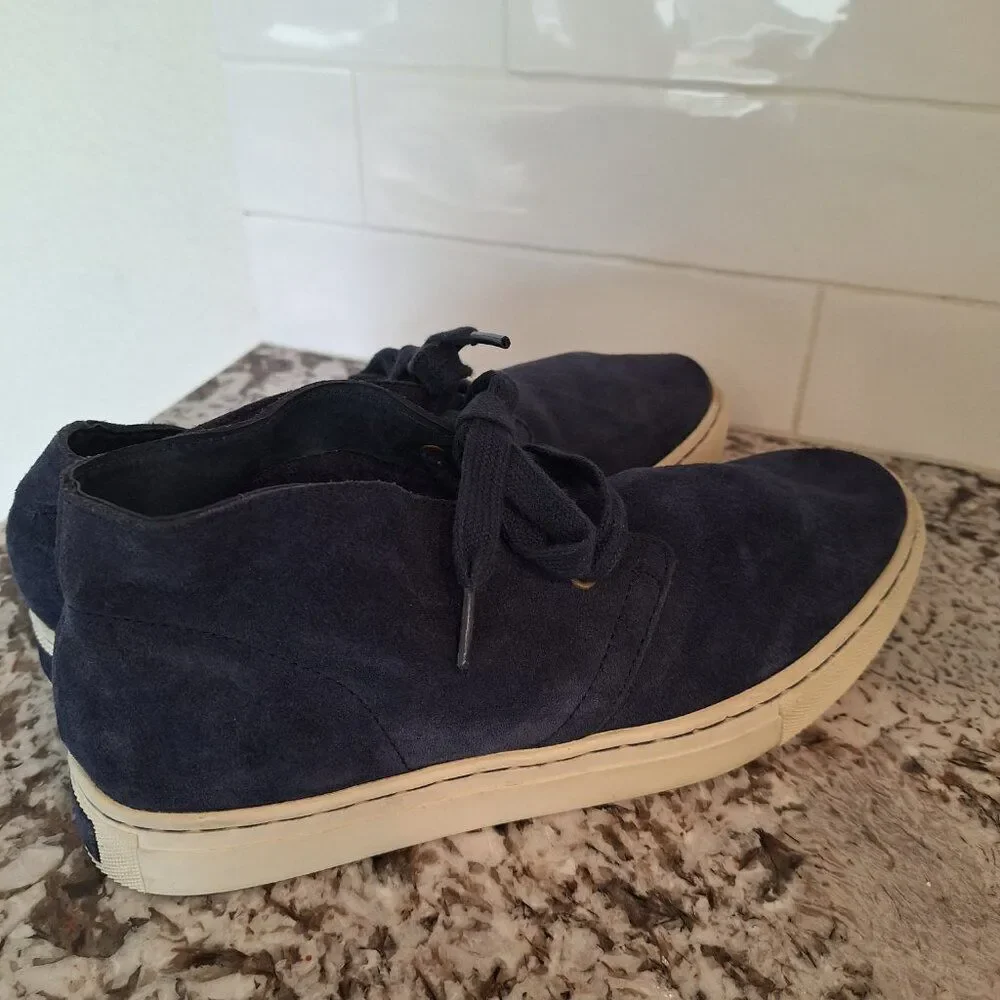 POLO RALPH LAUREN Men's‎ Joplin Suede Chukka Boot Navy 8